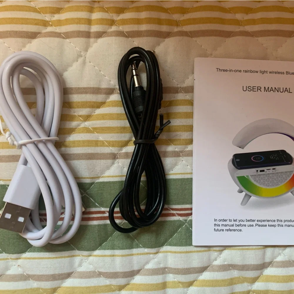NEW in BOX - Delxo Wireless Speaker with Phone Charger